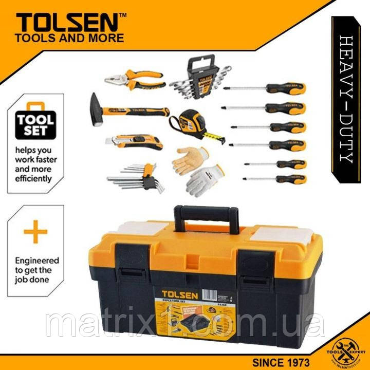 Комплект інструментів 26 предметів TOLSEN 85361