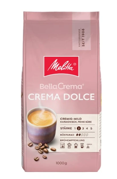 Кава в зернах Melitta BellaCrema Dolce 1 кг, фото 1