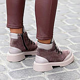 Черевики з поєднанням шкіри та замші для комфортного стилю, фото 5