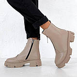 Класичні черевички в приємному бежевому кольорі, фото 4