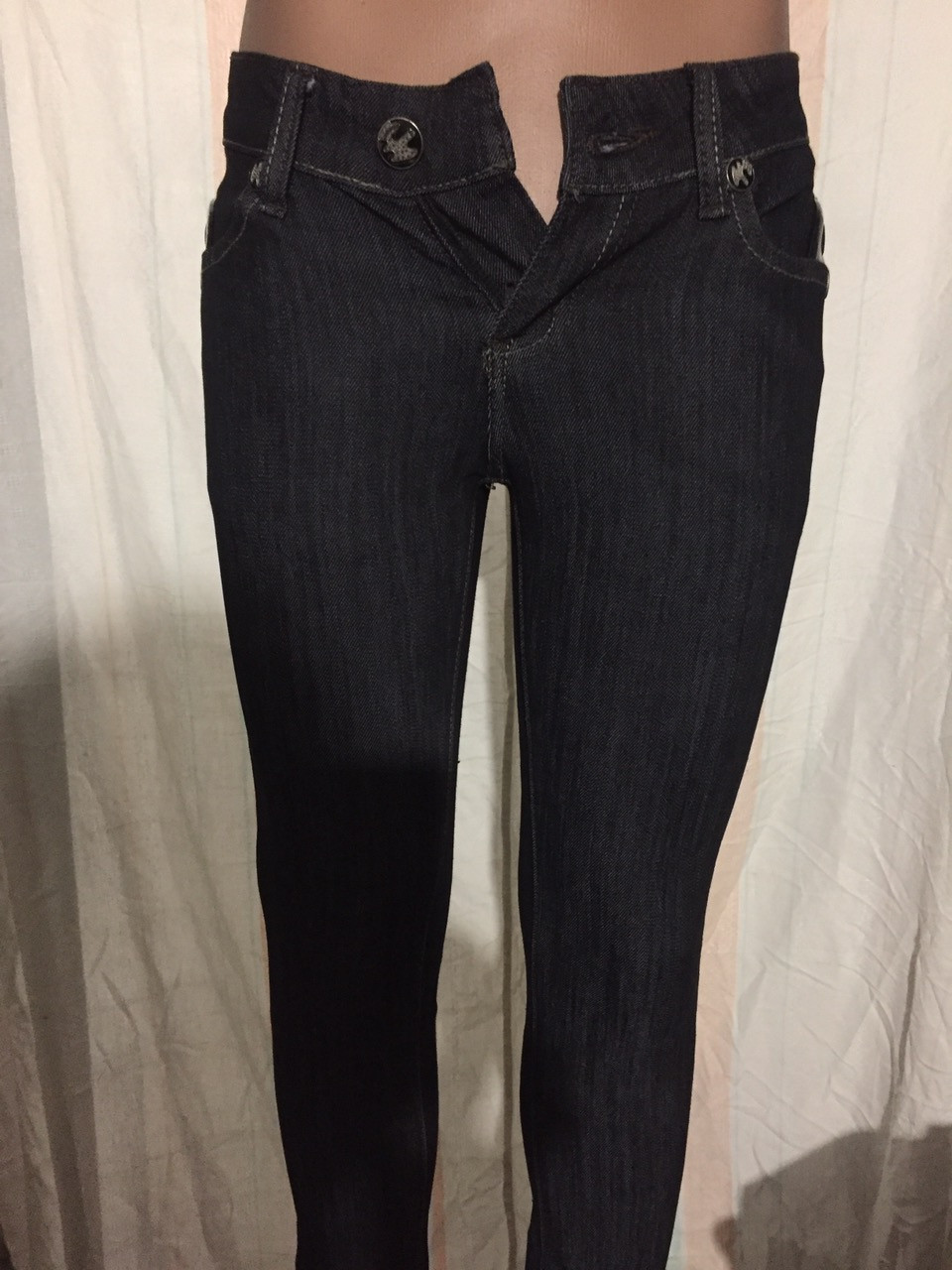 Джинси підліткові A-040 темно-сині 23-24