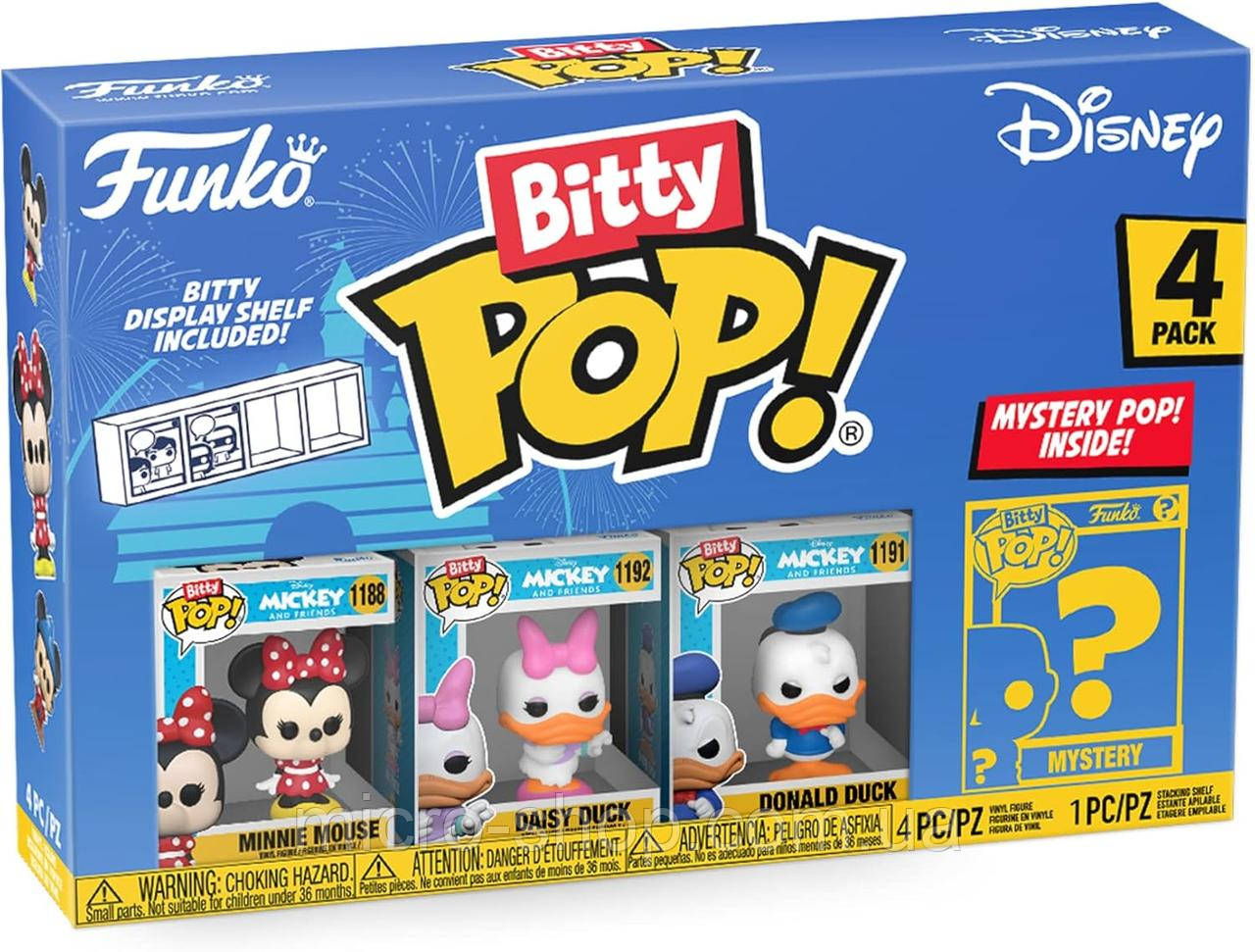 Набір міні фігурок Фанко Бітті Поп Дісней Мінні Bitty POP: Disney-Minnie