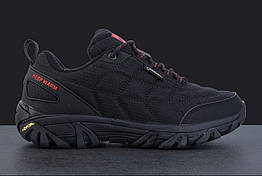 Жіночі підліткові кросівки осінь/зима New Yike термо водовідштовхувальна тканина чорні 37,38р.