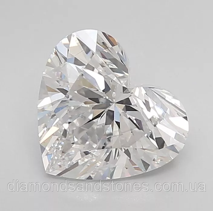 Діамант GIA Серце 0,5 карат характеристик 2/4 (VS1/E), фото 1