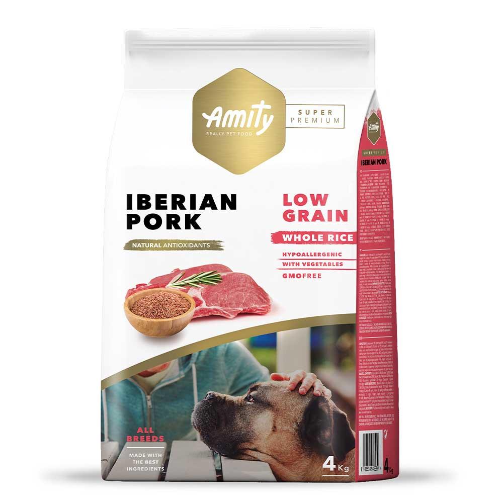 Сухий корм для дорослих собак AMITY Super Premium Iberian Pork, з іберійською свининою 4 кг (*), фото 1