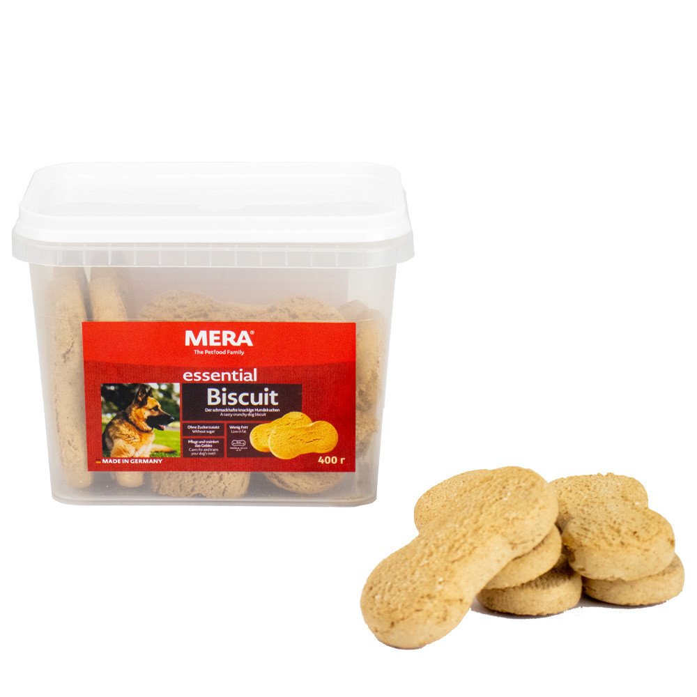 Хрустке бісквітне печиво для собак MERA essential Biscuit, 400 г (*)