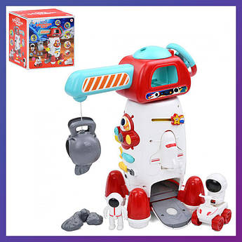 Дитяча іграшка космічна станція 2113 сортер, тріскачка, пальчикові ігри