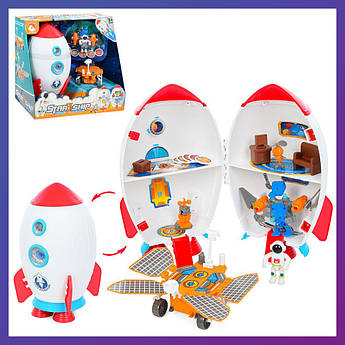 Дитяча іграшка ракета лунохід космонавт GB0501