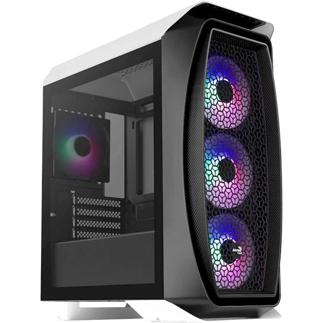Корпус Aerocool Aero One Mini Frost-G-WT-v1 Tempered Glass White, без БЖ, фото 1
