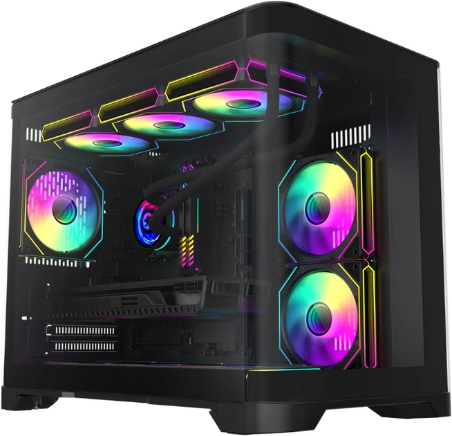 Корпус GameMax HYPE-M, Black, без БЖ