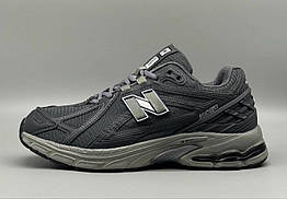 Чоловічі кросівки демісезон New Balance 1906 шкіра/текстиль темно-сірі р. 41-45
