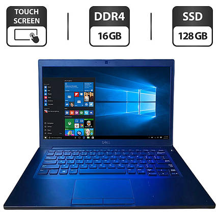 Ноутбук Б-клас Dell Latitude 7490/ 14" (1920x1080) Сенсорний/ Core i5-8350U/ 16 GB RAM/ 128 GB SSD/ UHD 620, фото 1