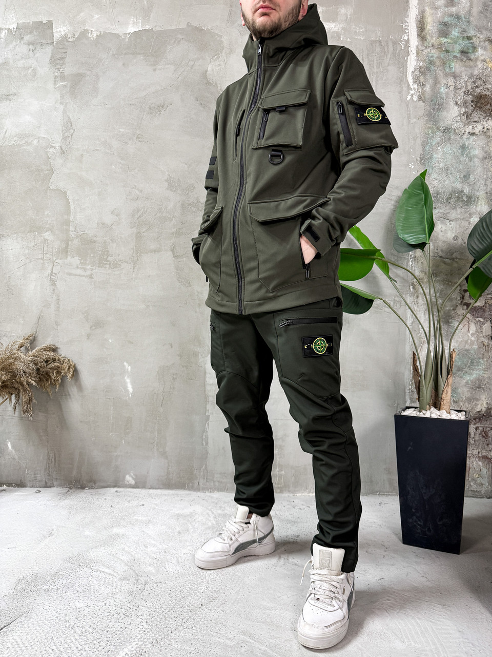 Костюм Soft Shell утеплений патч зима весна