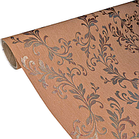Шпалери вінілові 10.05 × 1.06 м Marburg 31516, теракотові для вітальні, кабінету, коридору