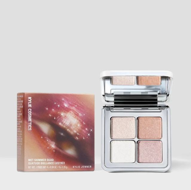 Палетка шимерних тіней KYLIE Cosmetics Wet Shimmer Quad (4.6 g)