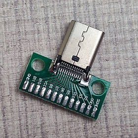 Макетна плата USB 3.1 Type-C мама SMD