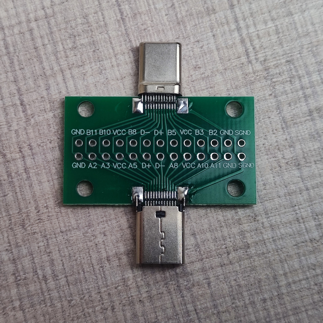 Макетна плата USB 3.1 Type-C папа-мама отвори 24Pin