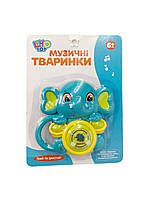 Брязкальце LimoToy "Слоник" з музикою та світлом 855-61A, 16,5 x 22,5 x 2,5 см