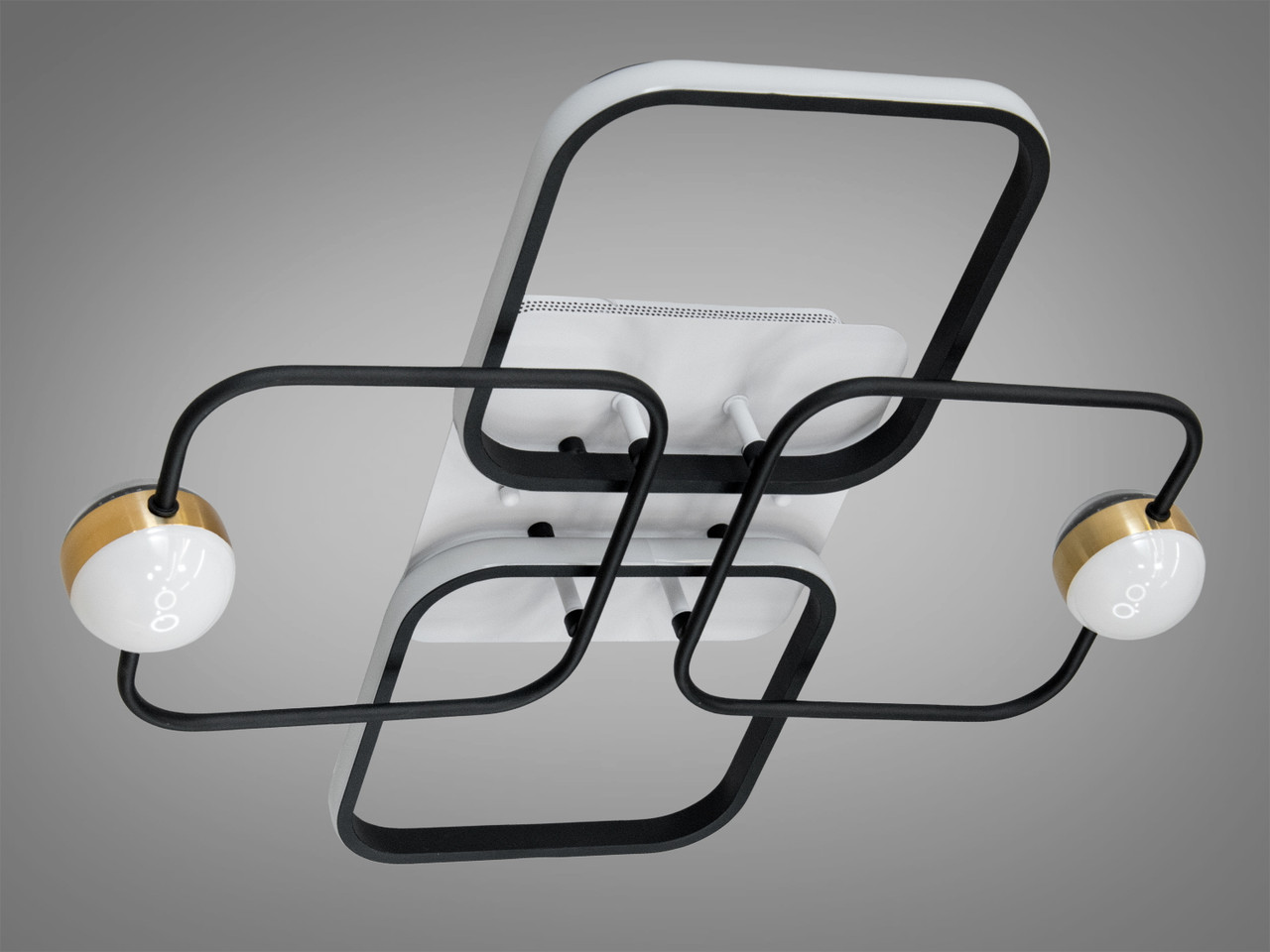 Світлодіодна люстра MX2990-2+2A WH+BK, фото 1