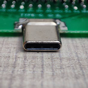 Макетна плата USB 3.1 Type-C папа штирьовий роз'єм кутовий 24Pin, фото 3
