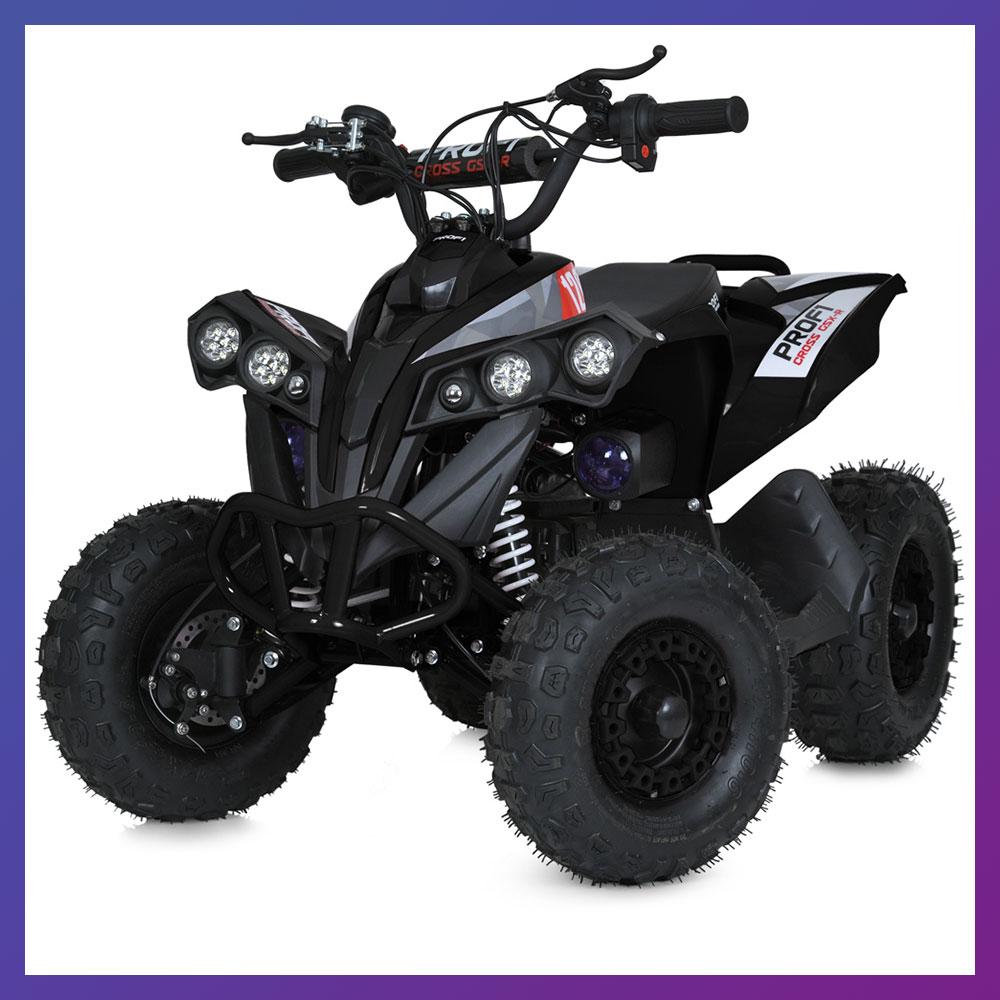 Квадроцикл електричний з мотором 1200W Profi E-XBW-1200-2 (MP3) для дітей від 6 років Чорний, фото 1