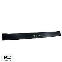 Накладка на бампер з загином для Renault Trafic (Nataniko Carbon)