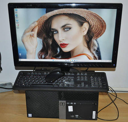 Б/в ПК+Монітор Dell OptiPlex 5040 MT| i5-6500| 8GB RAM| 120GB SSD+320GB HDD| HD 530+Б-клас 22" 1680x1050 | VGA, DVI, фото 1