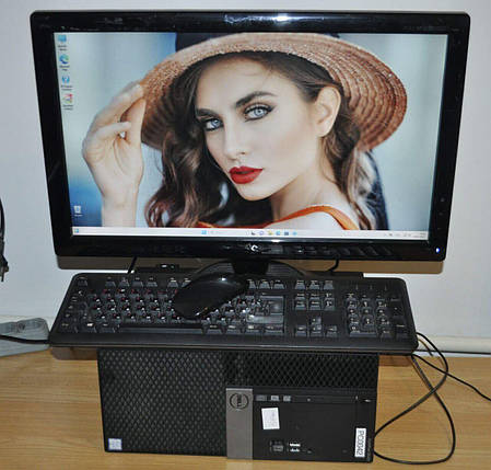 Б/в ПК+Монітор Dell OptiPlex 5040 MT| i5-6500| 16GB RAM| 1000GB SSD| HD 530+Б-клас 22" 1680x1050 | VGA, DVI, фото 1