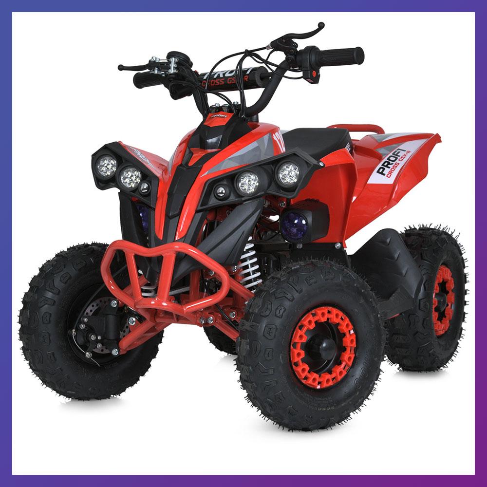 Квадроцикл електричний з мотором 1200W Profi E-XBW-1200-3 (MP3) для дітей від 6 років Червоний, фото 1