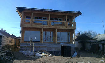 Сруб деревянный Днепропетровск п.Шевченко  6