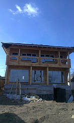 Сруб деревянный Днепропетровск п.Шевченко  7