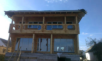 Сруб деревянный Днепропетровск п.Шевченко  9