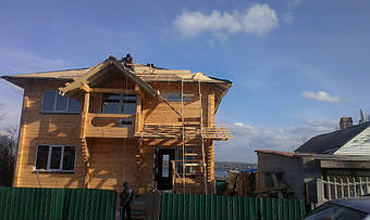 Сруб деревянный Днепропетровск п.Шевченко  11