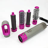 Стайлер гребінець для випрямлення волосся, Легкий професійний фен, Фен для волосся дбайливий FV-37, фото 2