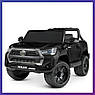Дитячий електромобіль на акумуляторі Джип Toyota Hilux M 4919 на радіокеруванні Чорний автопофарбування, фото 2