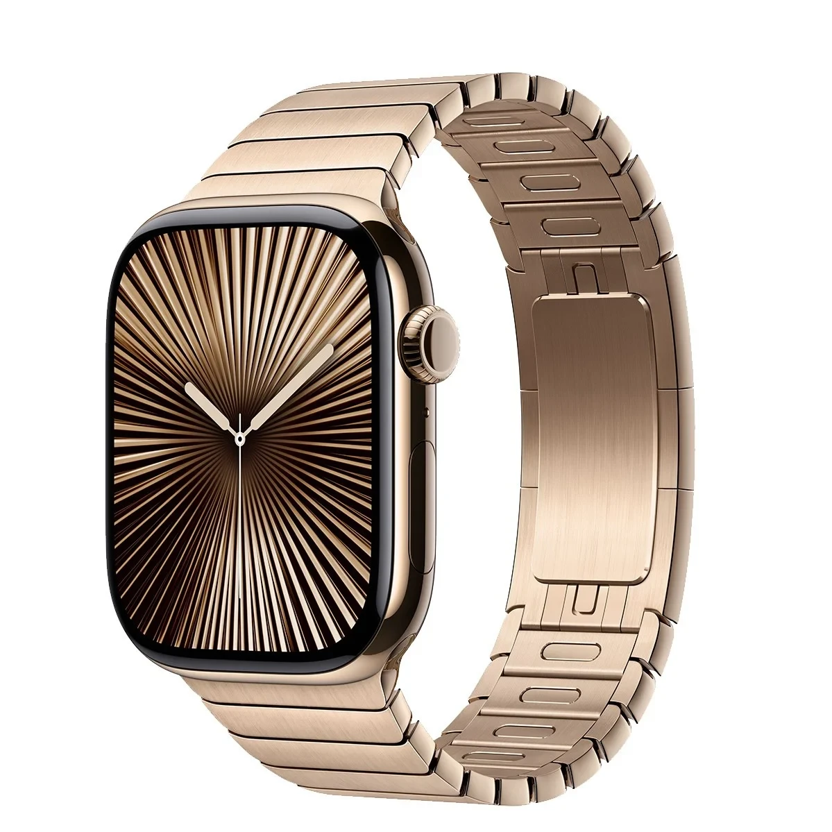 Смарт-годинник Apple Watch Series 10 GPS + Cellular 42mm Gold Titanium Case w. Gold Link Bracelet (MX0N3+MXMC3)