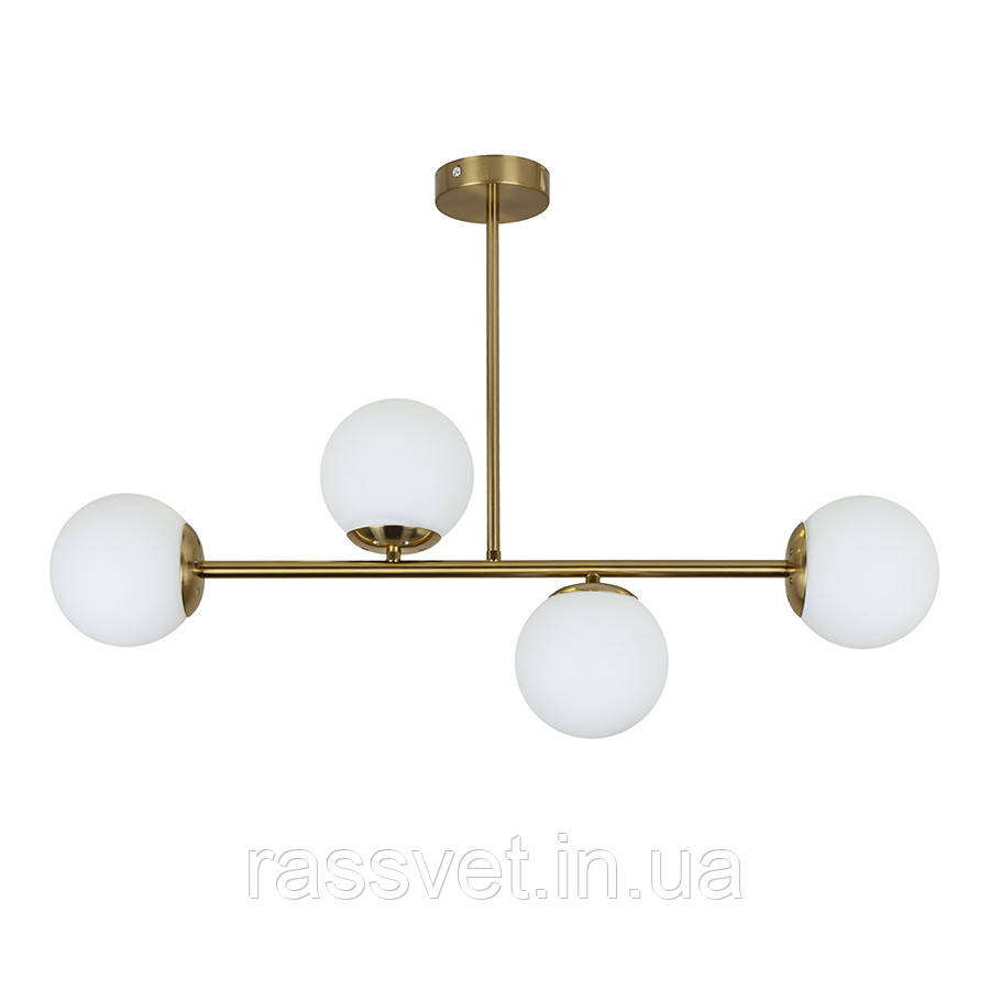 Люстра 7529825-4 BRZ+WH