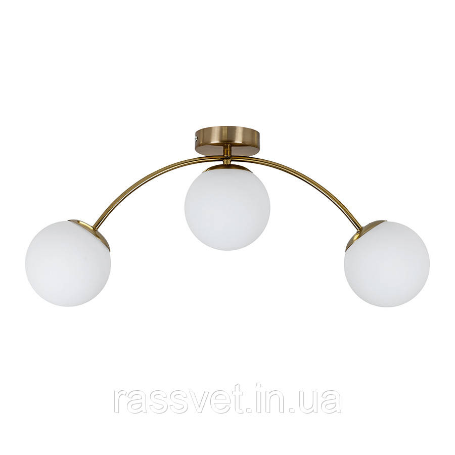 Люстра 7529907-3 BRZ+WH