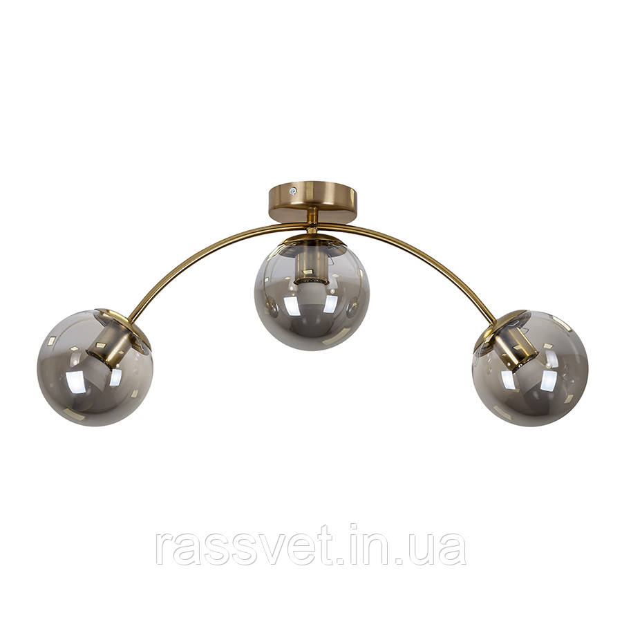 Люстра 7529907-3 BRZ+BK