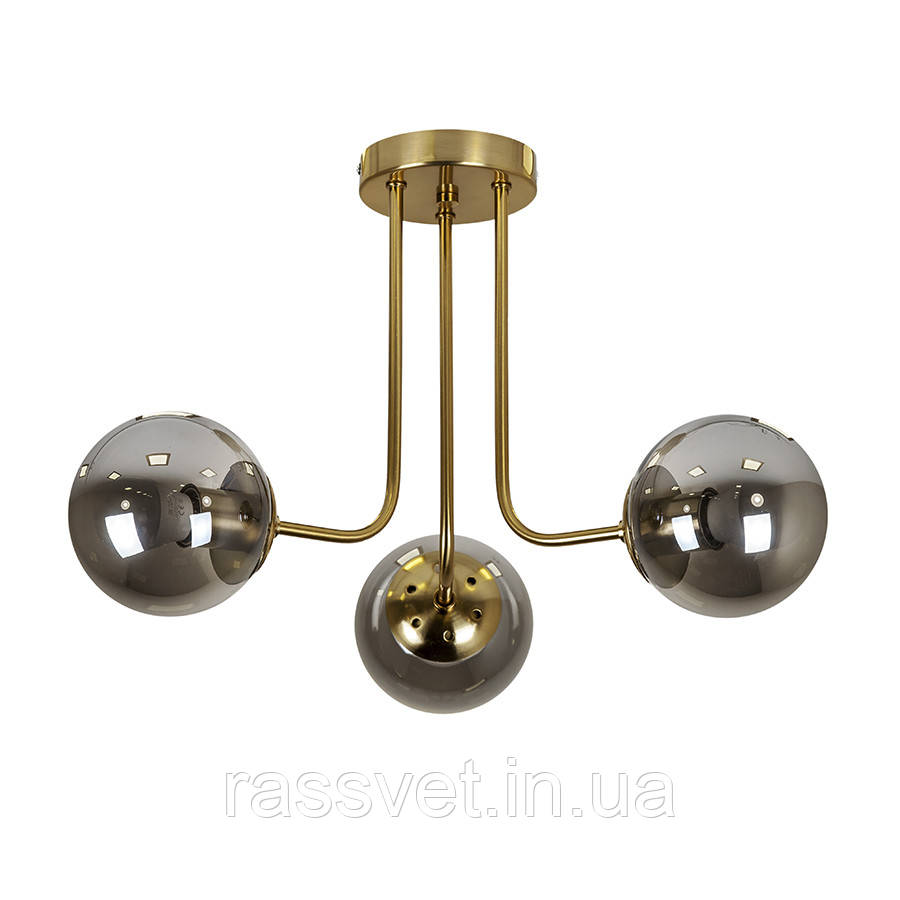 Люстра 7529908-3 BRZ+BK