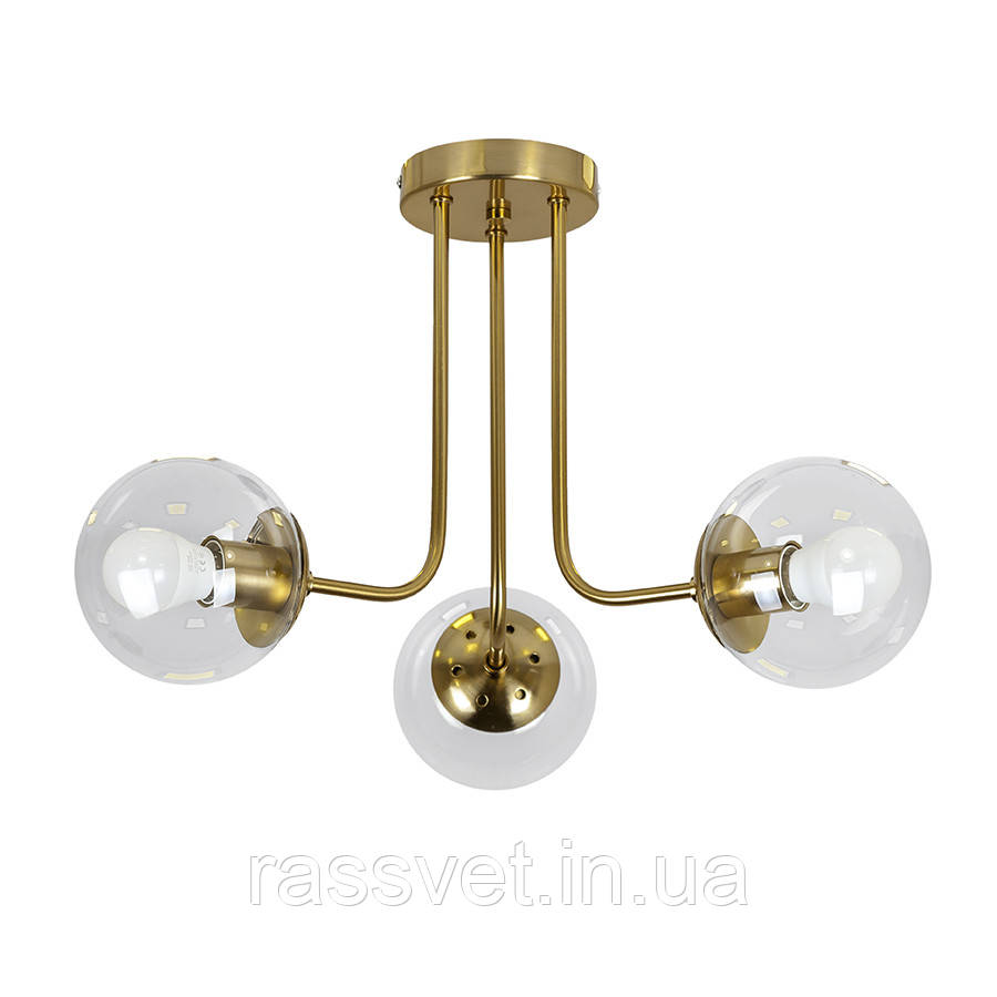 Люстра 7529908-3 BRZ+CL