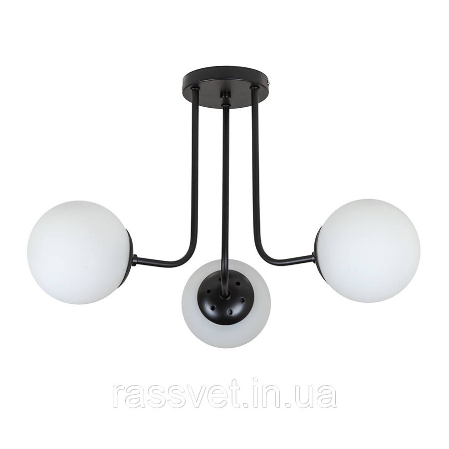 Люстра 7529908-3 BK+WH