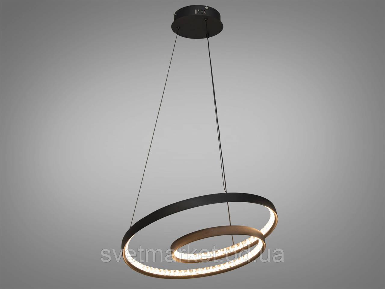 Світлодіодна підвісна люстра 7536/500BK, фото 1