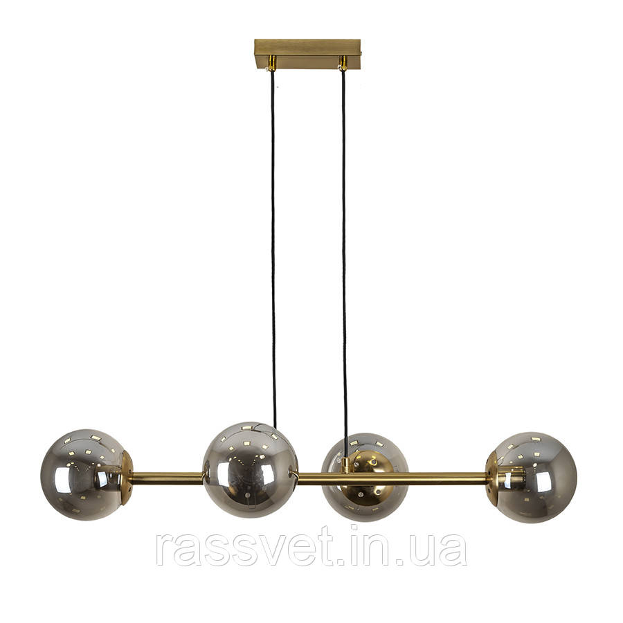 Люстра 7529909-4 BRZ+BK