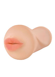 Мастурбатор Рот із рядом зубів Pipedream Extreme, бежевий