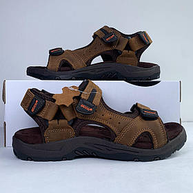 Сандалі чоловічі Ecco коричневі шкіряні