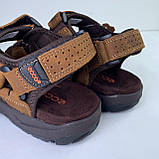 Сандалі чоловічі Ecco коричневі шкіряні, фото 6