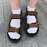 Сандалі чоловічі Ecco коричневі шкіряні, фото 4