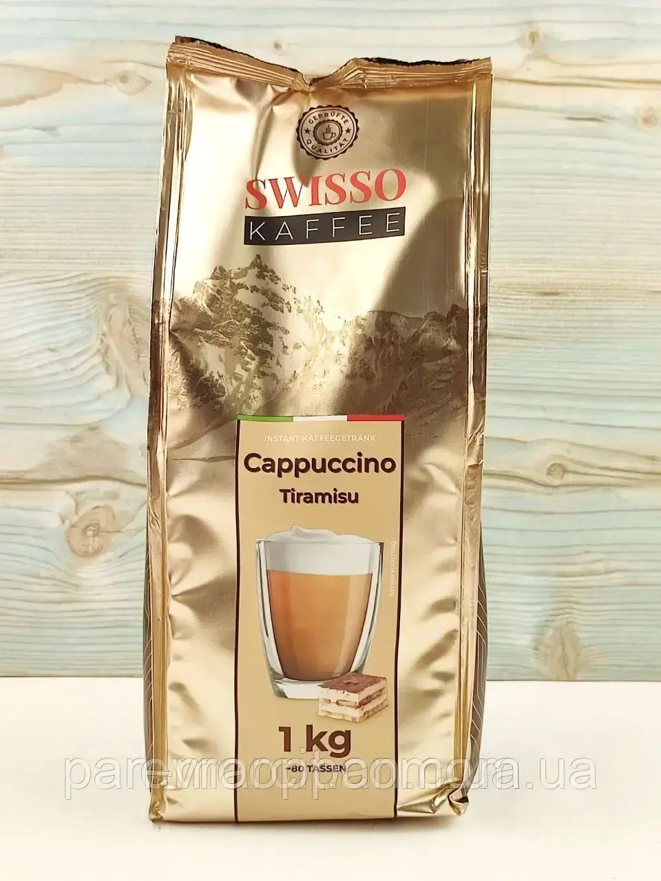 Капучино зі смаком тірамісу  Swisso Kaffee 1 кг