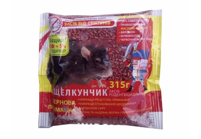 Родентицид Щелкунчик зерно 315г